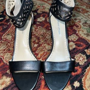 Adrienne Vittadini Ankle Strap Heeled Sandals
